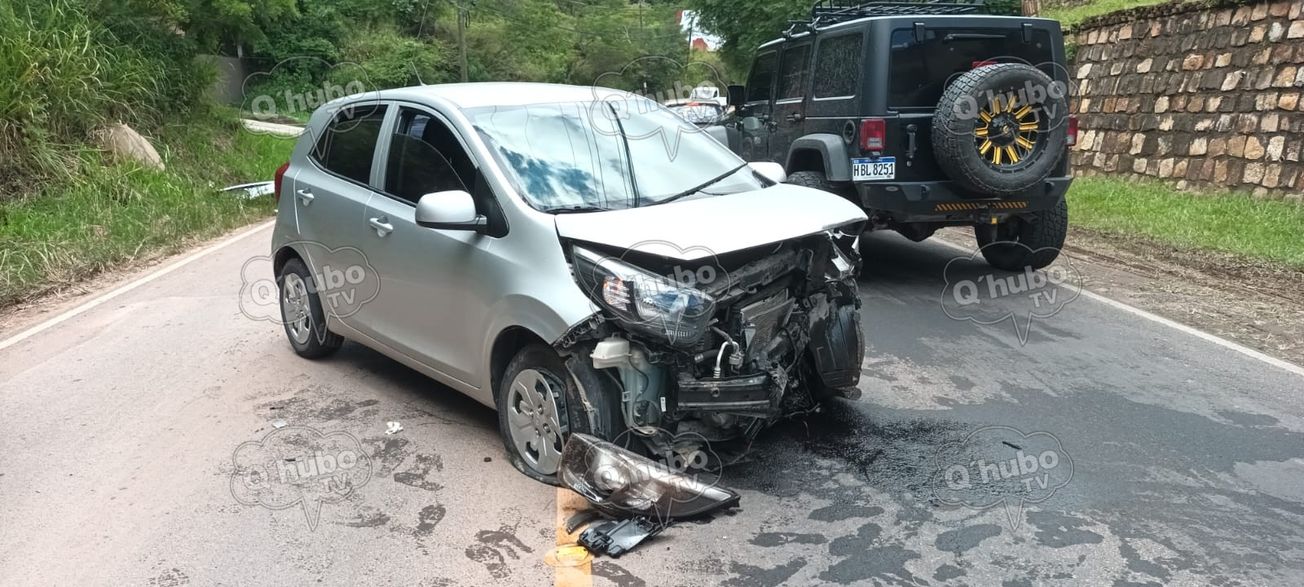¡Chocó contra una piedra!