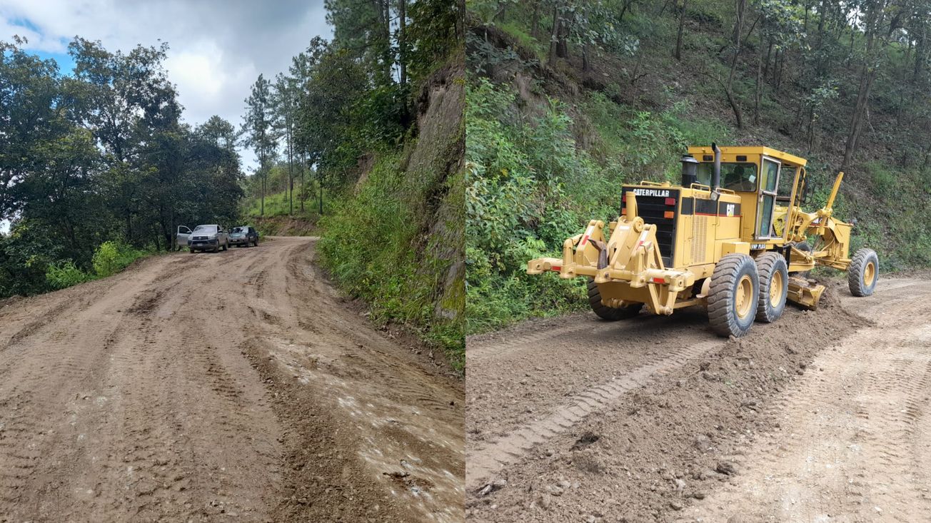 Reparación de carreteras en Olancho