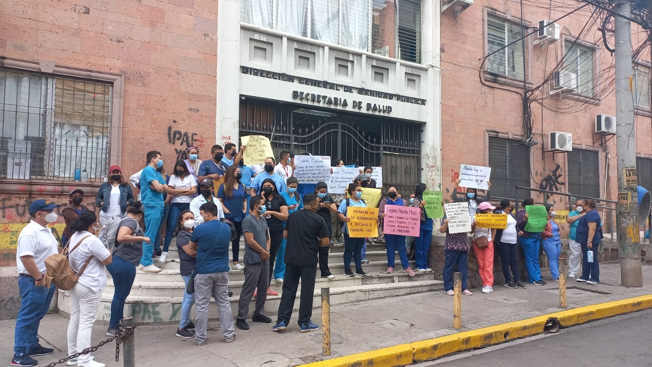 Jornada de protestas en el sector salud