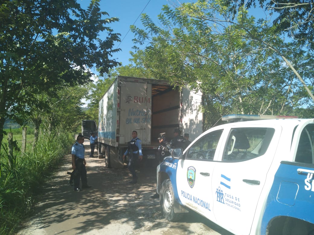 Recuperan mercadería robada en San Pedro Sula