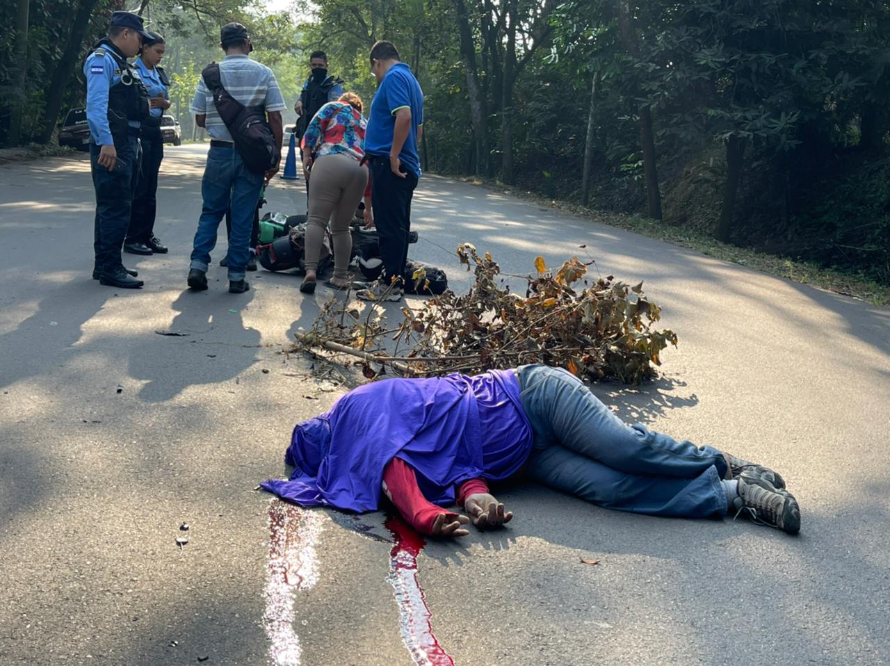 Motociclista muerto en accidente de tránsito