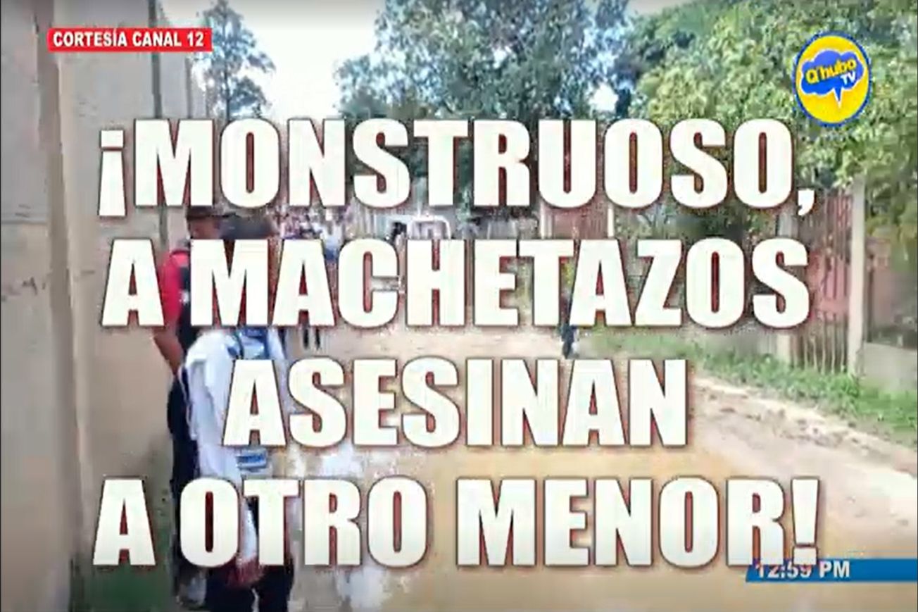 A machetazos matan a niño de ocho años