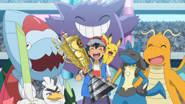 Ash Ketchum se alza como el mejor entrenador del mundo Pokémon