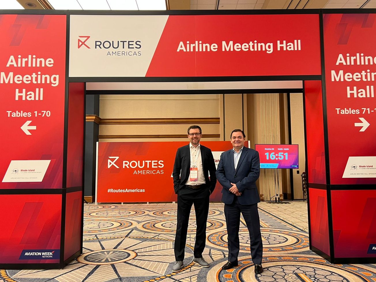 Palmerola busca nuevas conexiones y aerolíneas en el Routes Americas 2023