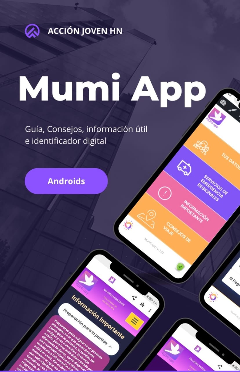 Crean aplicación digital para mitigar los riesgos de la migración, Mumi App