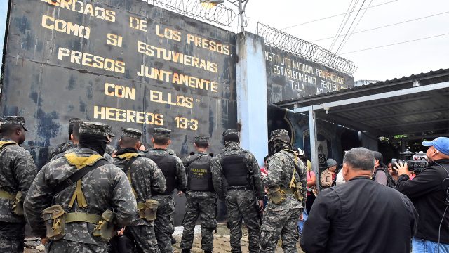 Fuerzas Armadas adelanta la intervención en las cárceles de Honduras
