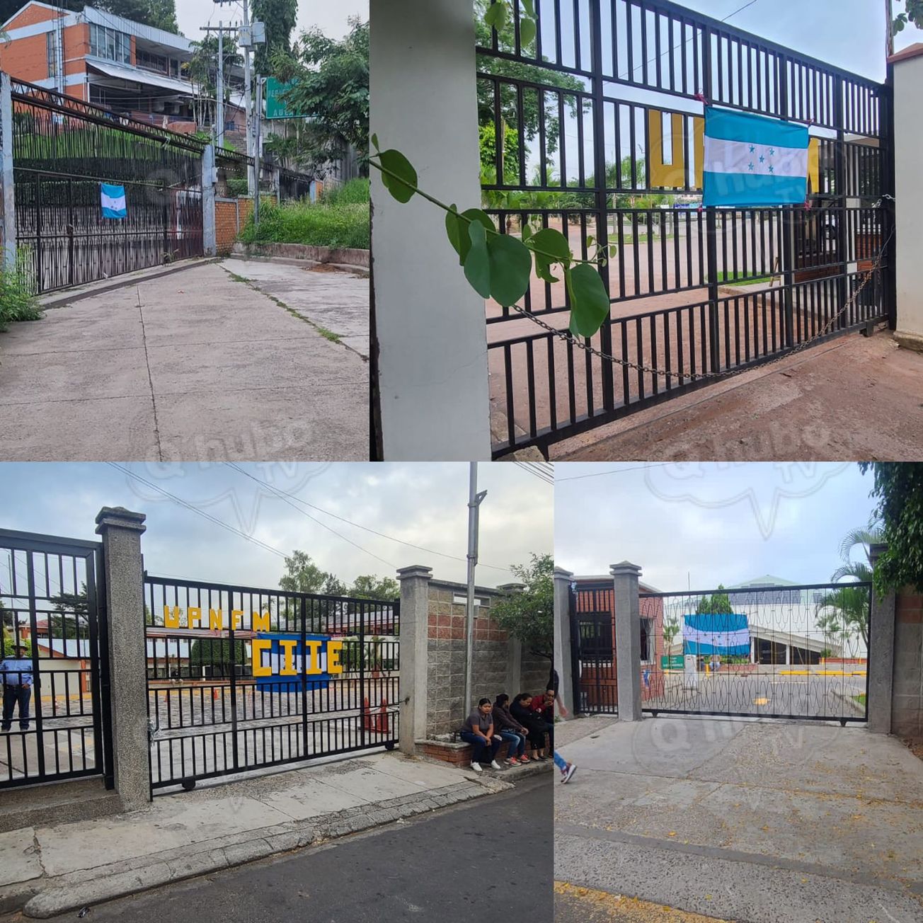 Tomadas los accesos de la UPNFM en contra de continuidad de un año más del actual rector