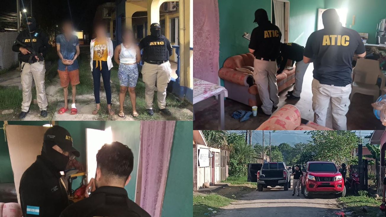 ATIC captura a tres sospechosos del delito de contra trata de personas en Tocoa y rescata dos víctimas