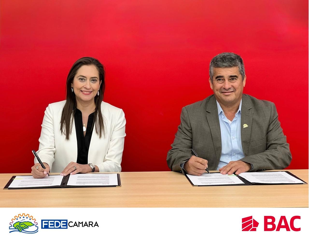 BAC Honduras y FEDECAMARA firman convenio para impulsar el fortalecimiento empresarial de las Pymes en Honduras