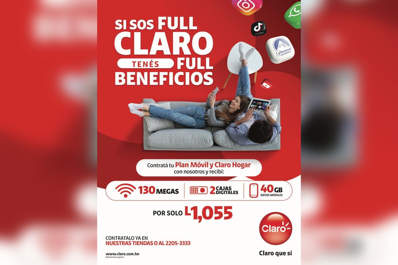 Con Claro, tenés full beneficios