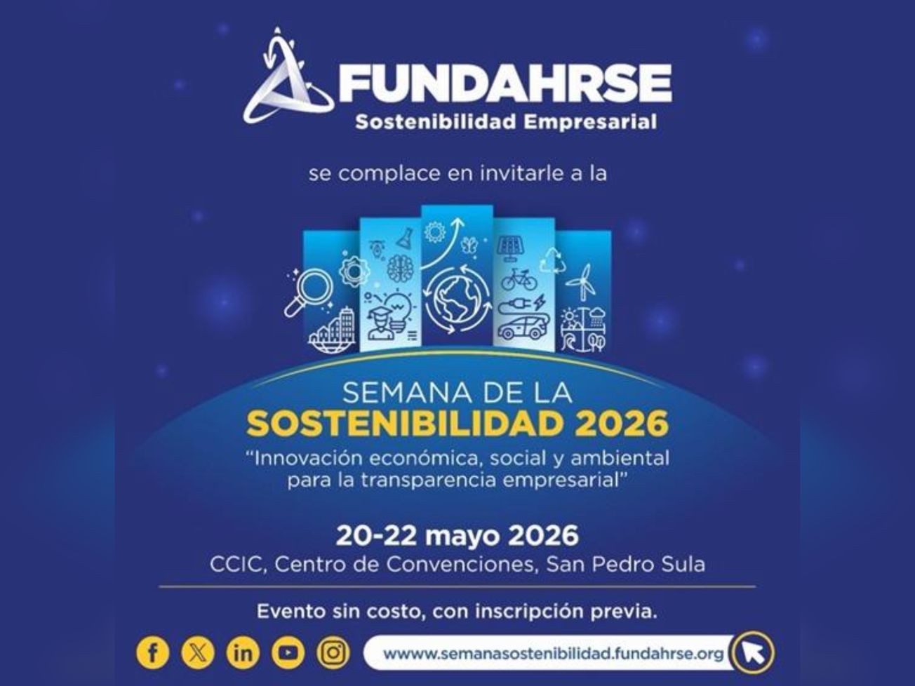FUNDAHRSE organiza la Semana de la Sostenibilidad 2026 enfocada en innovación para la transparencia empresarial