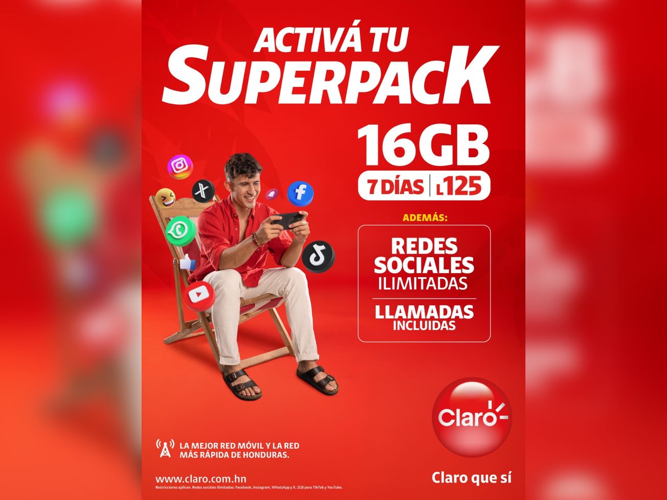 Claro activa el verano de Honduras con la red que acompaña cada experiencia