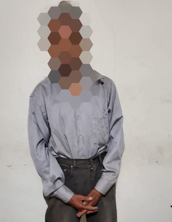 Abuelo es detenido mientras intentaba violar a una persona.