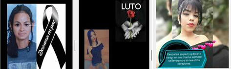 Fotos en vida de las féminas que murieron asesinadas en la cárcel de mujeres de Tamara.