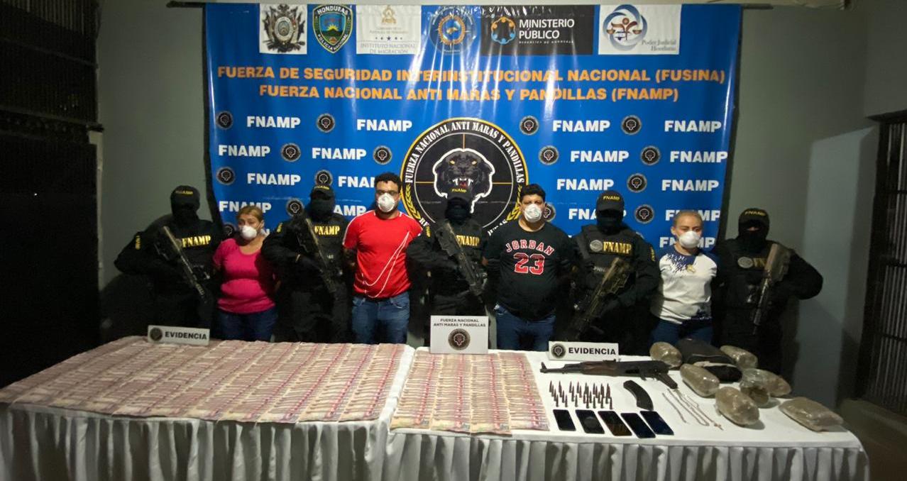 Capturan a cabecilla de la MS-13 en San Pedro Sula.