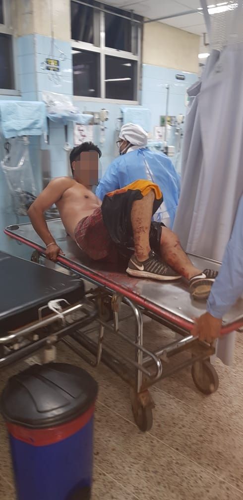 En enfrentamiento con policías hieren a supuesto miembro de la MS-13.