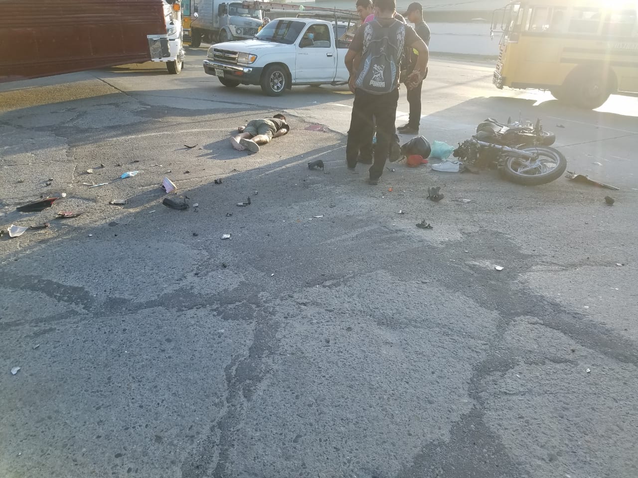 Una persona muerta en accidente de tránsito.