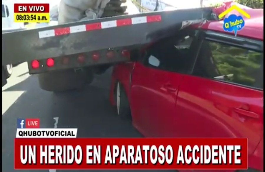 ¡De milagro se salva conductor!.