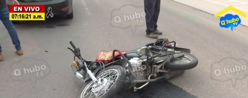 Triple colisión en el anillo periférico de Tegucigalpa.