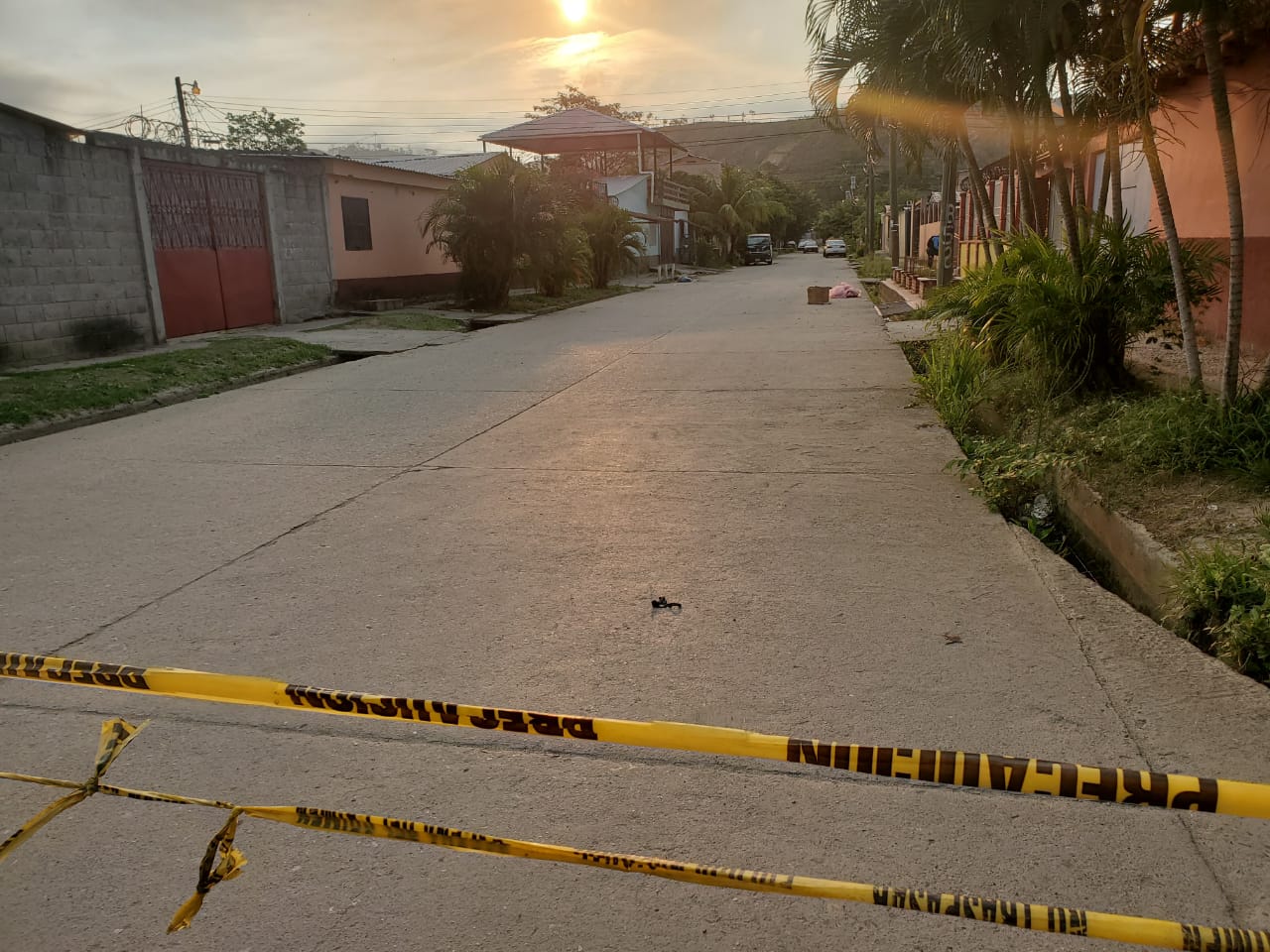 "Ensabanado" encuentran a una persona en San Pedro Sula.