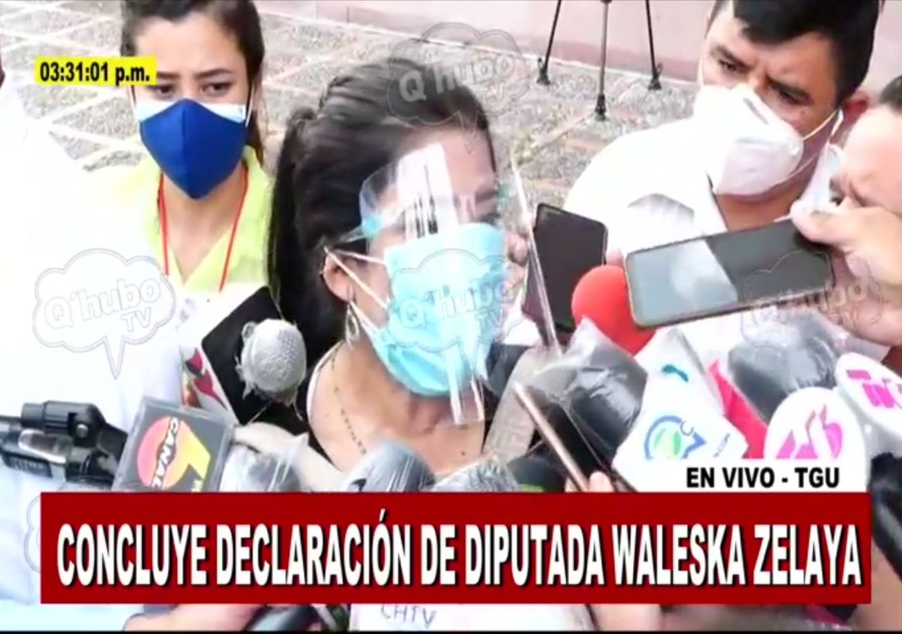 Concluye declaración de la diputada Waleska Zelaya