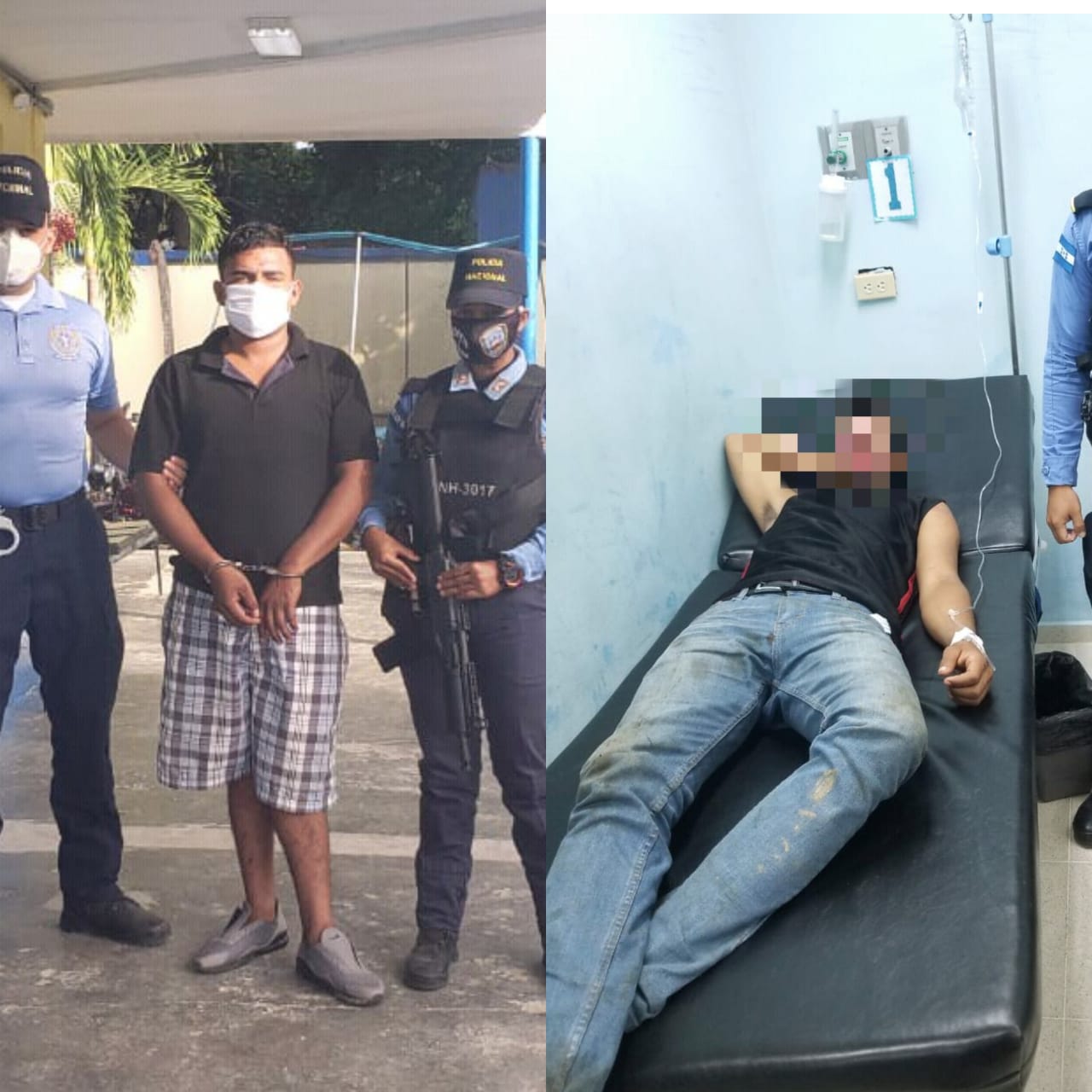 Policía Nacional captura a dos sospechosos de feminicidio en Atlántida