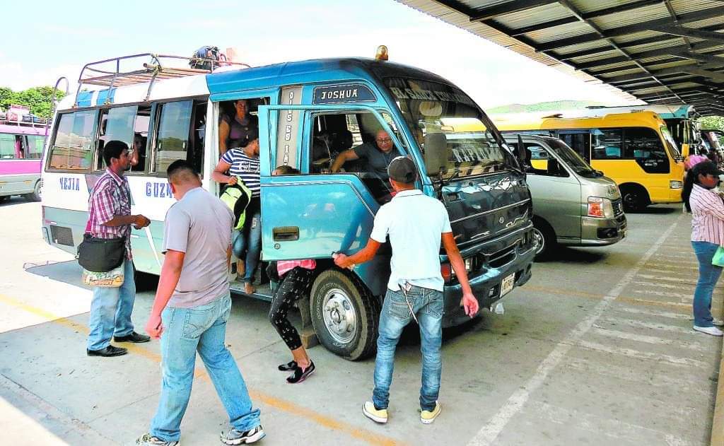 Comayagua reactiva el transporte interurbano a partir del lunes