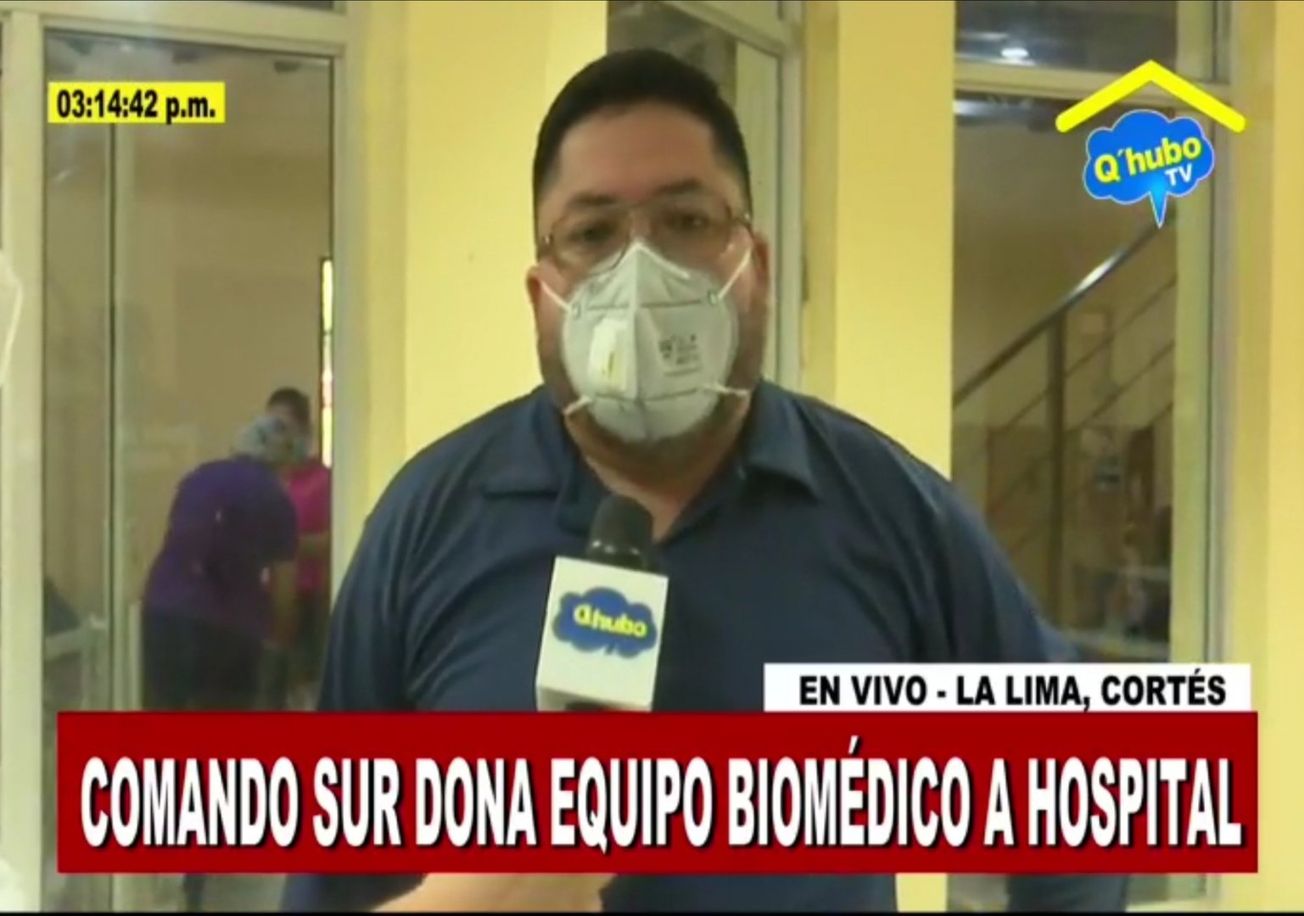 Comando Sur dona equipo biomédico a Hospital de La Lima, Cortés