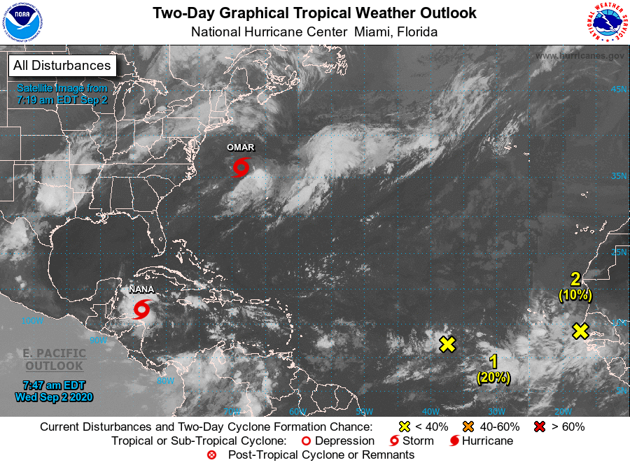 Tormenta Tropical Nana se convierte en una amenaza real para Honduras.