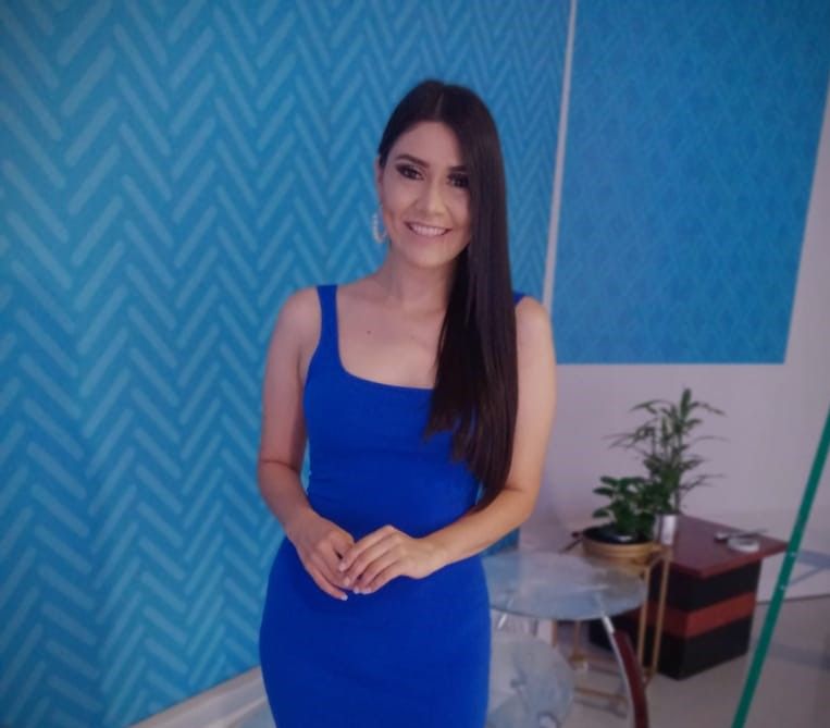 Zusan Torres, la Chica del Tiempo en Q´hubo TV.