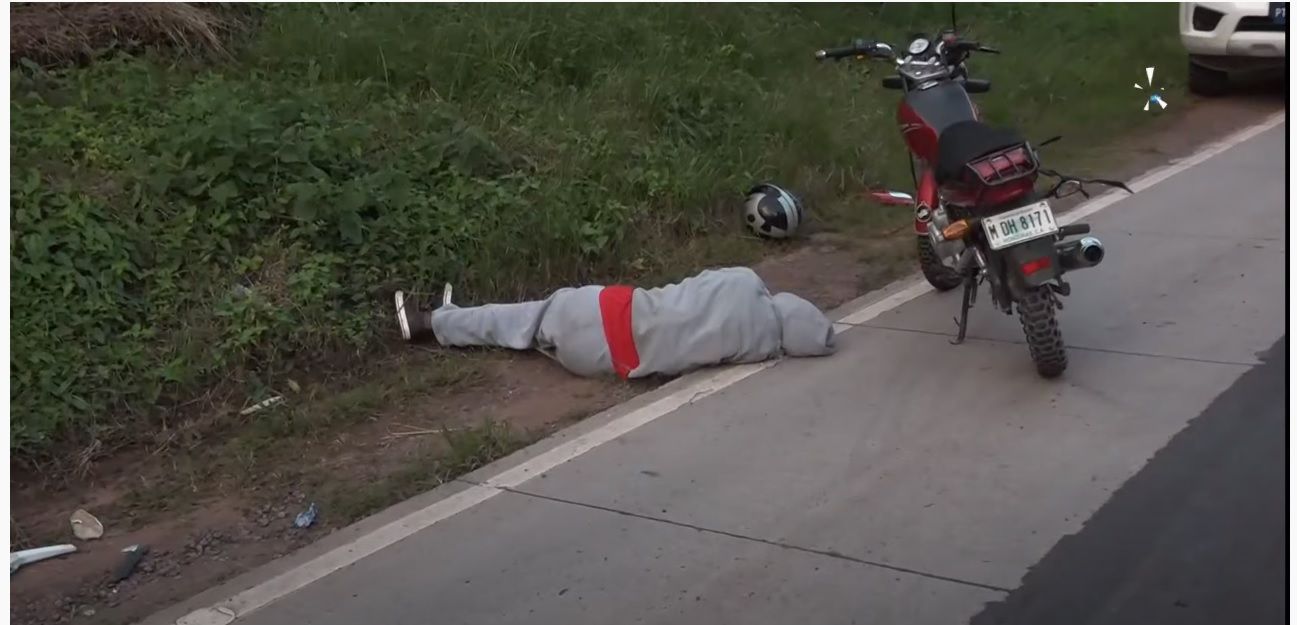 Hombre muere en accidente de tránsito en Tegucigalpa.