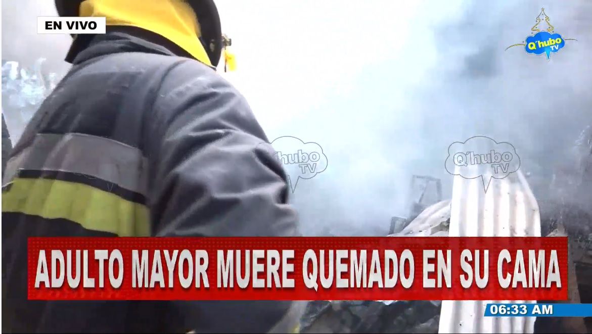 Anciano muere calcinado en incendio del barrio Morazán.
