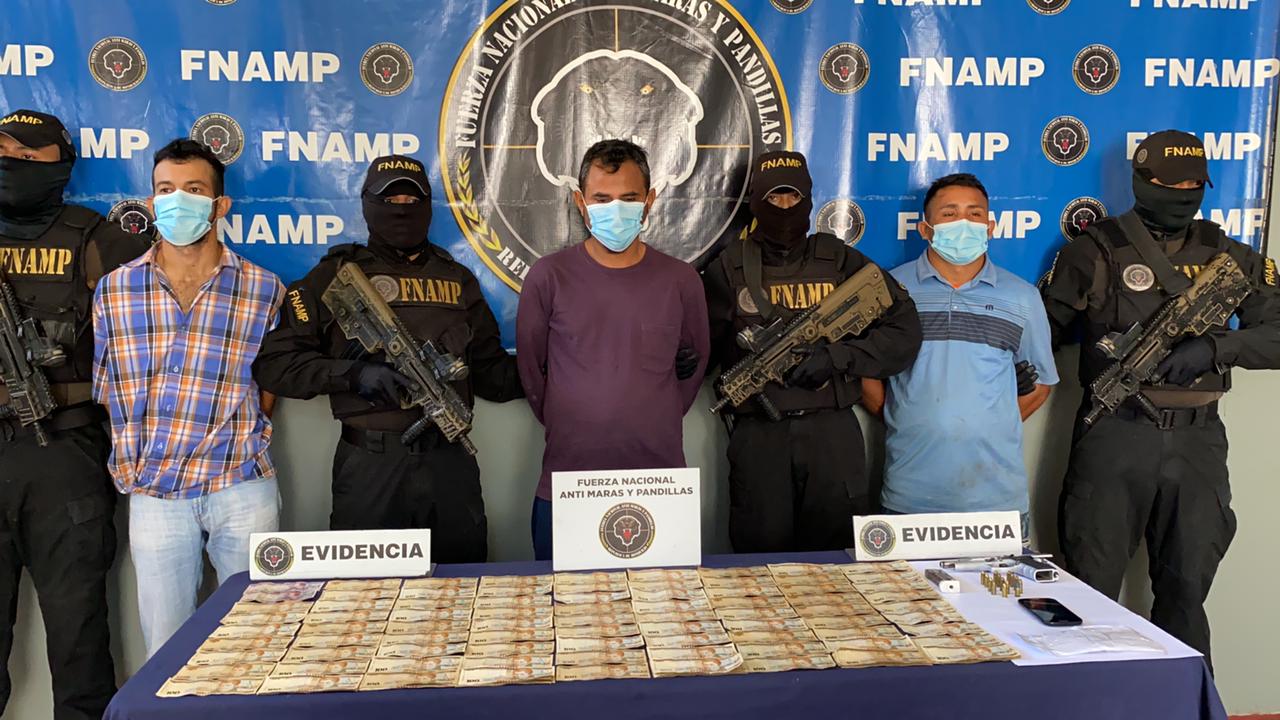 FNAMP detiene a tres integrantes de la MS-13 en Santa Bárbara