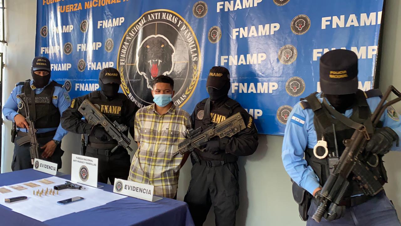 FNAMP captura a extorsionador en La Lima, Cortés