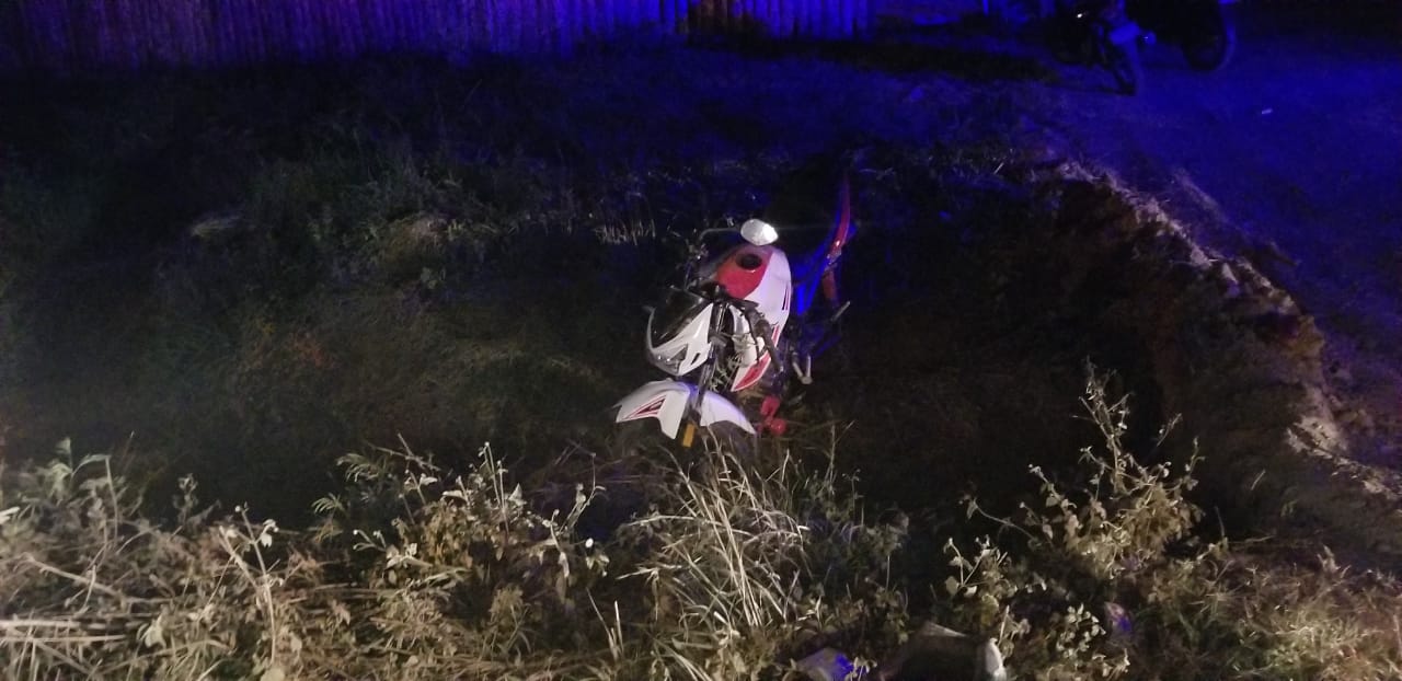 Accidente de tránsito deja una persona muerta.