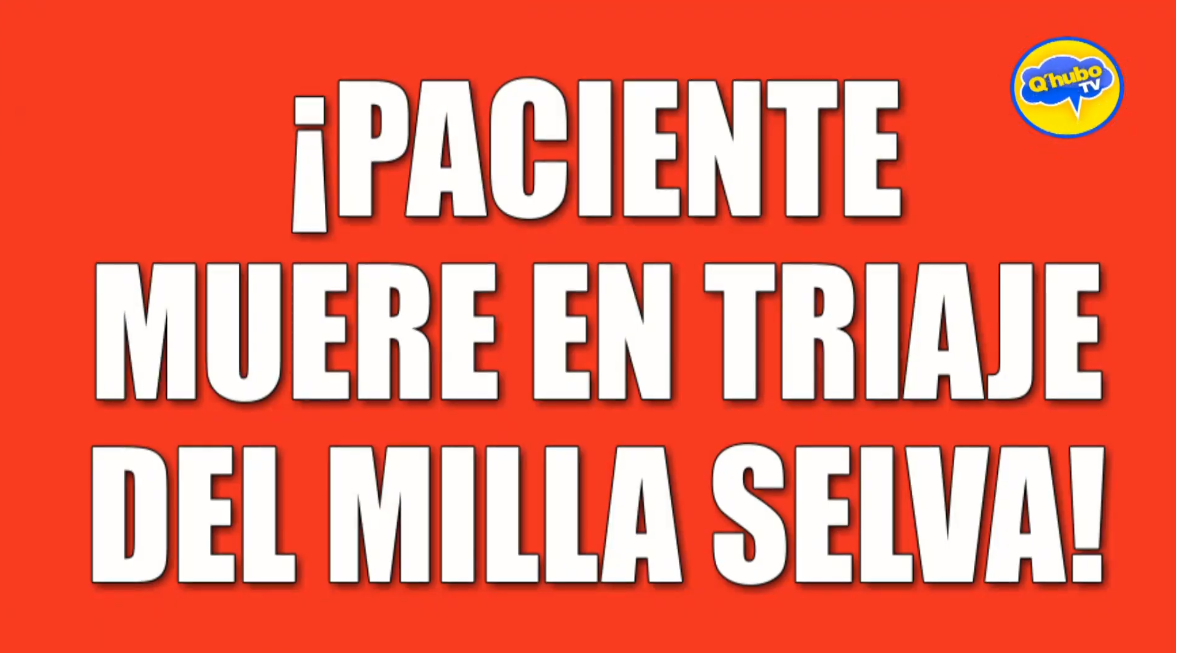 Paciente covid-19 fallece en triaje del Milla Selva