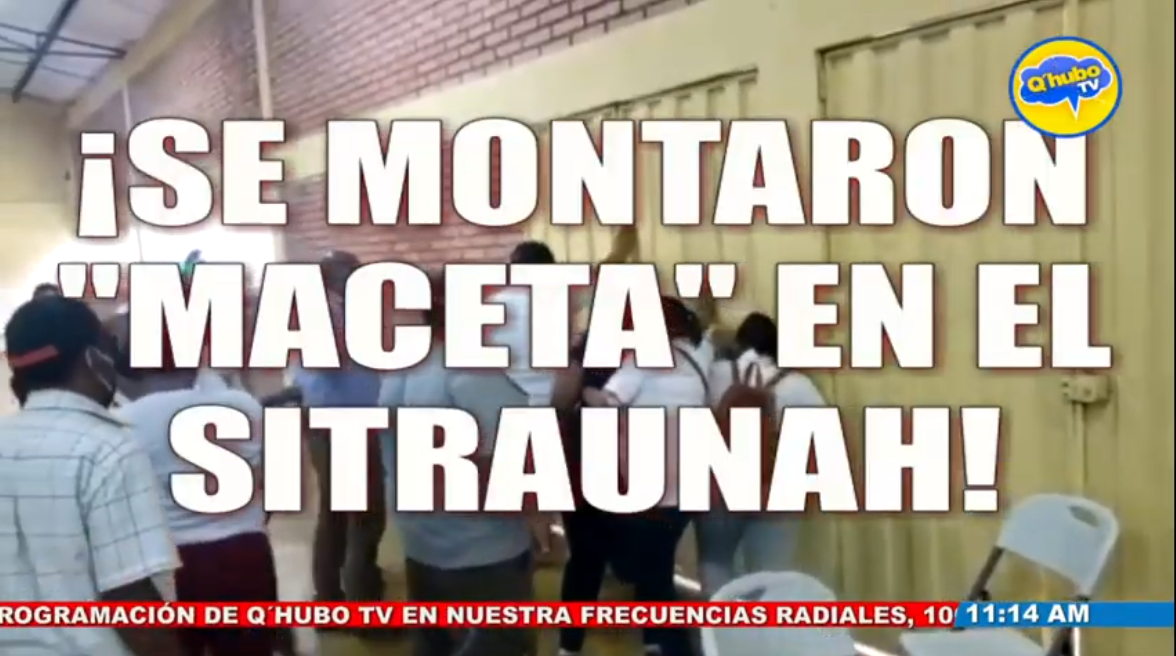 ¡SE FUERON A LOS GOLPES!