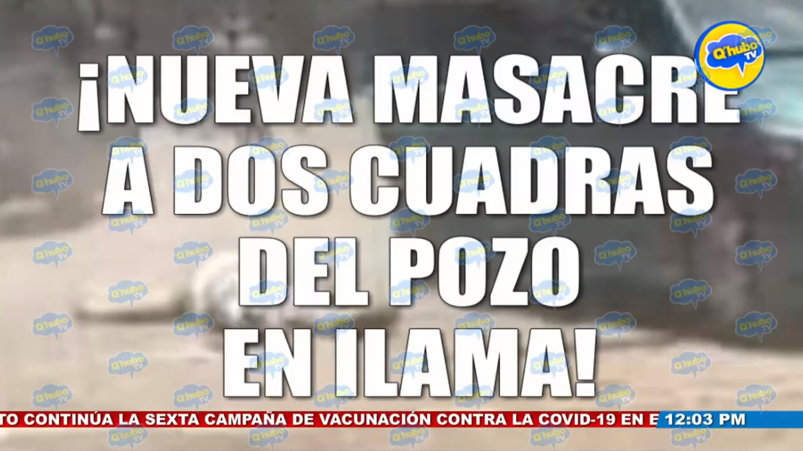 ¡NUEVA MASACRE! Tres hombres asesinados en las cercanías de "El Pozo"