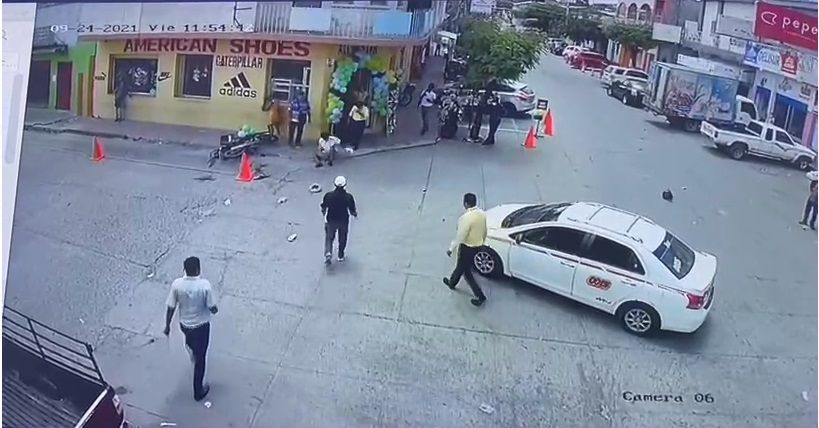 Choluteca: Motociclista herido en accidente (VIDEO)