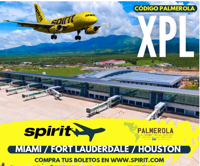 Spirit Airlines iniciará vuelos de Estados Unidos al aeropuerto de Palmerola