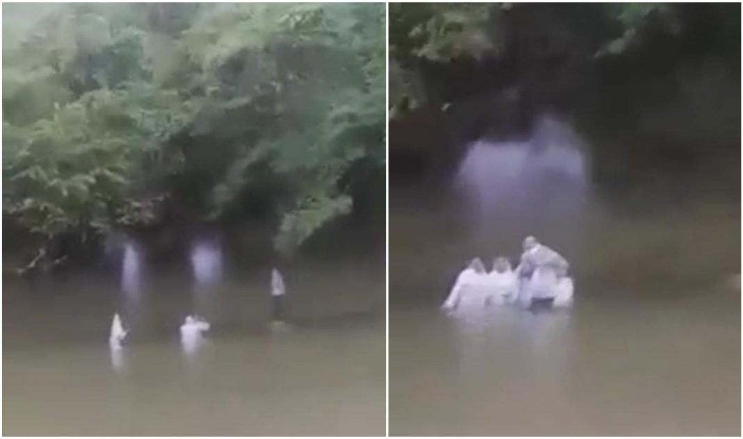 Evangelistas captas a dos supuestos ángeles en Olancho