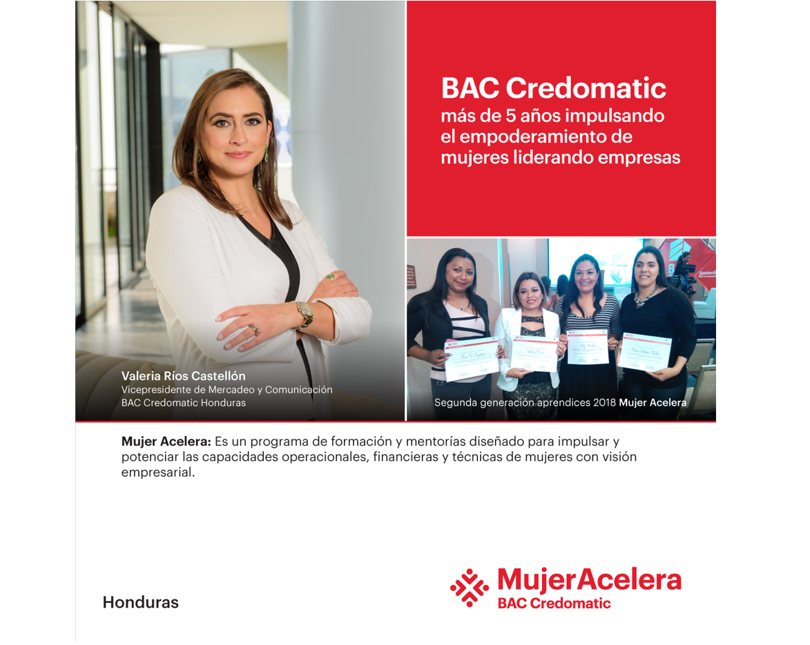 BAC Credomatic reafirma su compromiso con la mujer hondureña