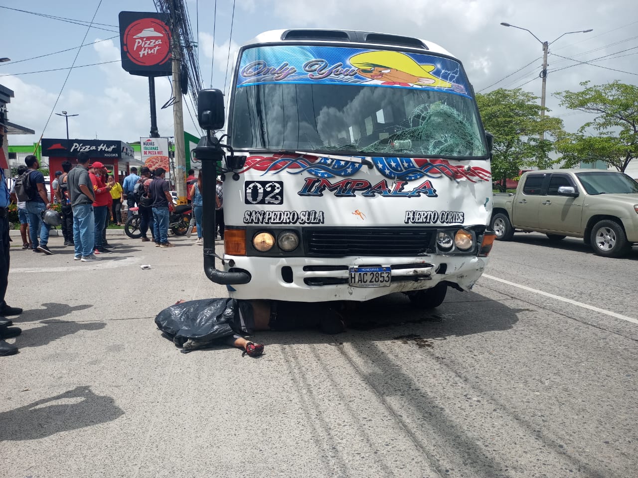 Motociclista muere atropellado en San Pedro Sula