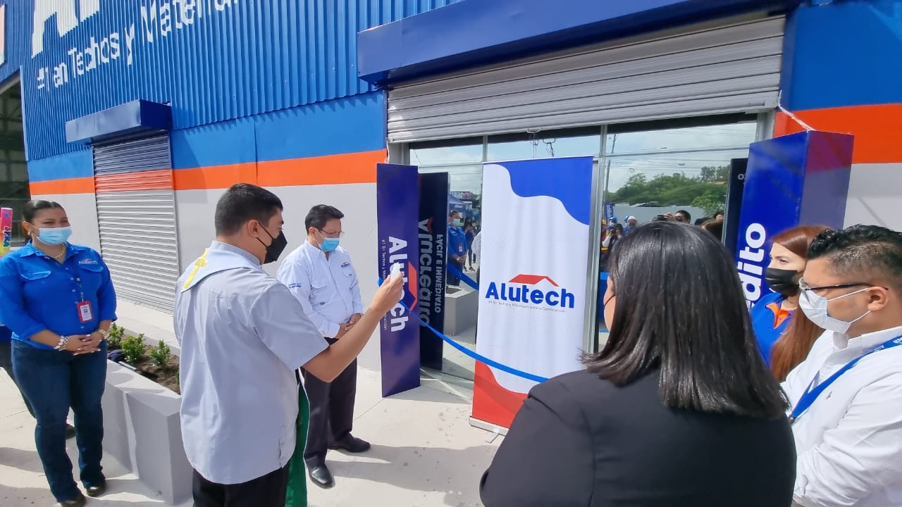 Alutech abre nueva tienda y centro de distribución de venta de materiales para la construcción en Tegucigalpa